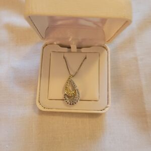 9.26 Silver Teardrop Necklace